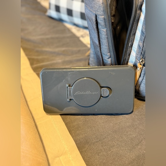 Eddie Bauer Cascade Back Pack Diaper Bag - Black/Gray - Picture 6 of 16